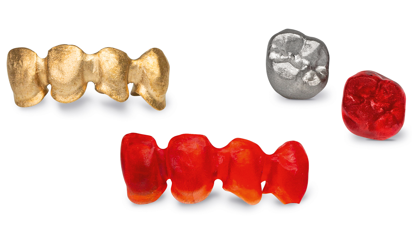 Coroas e pontes impressas em 3D