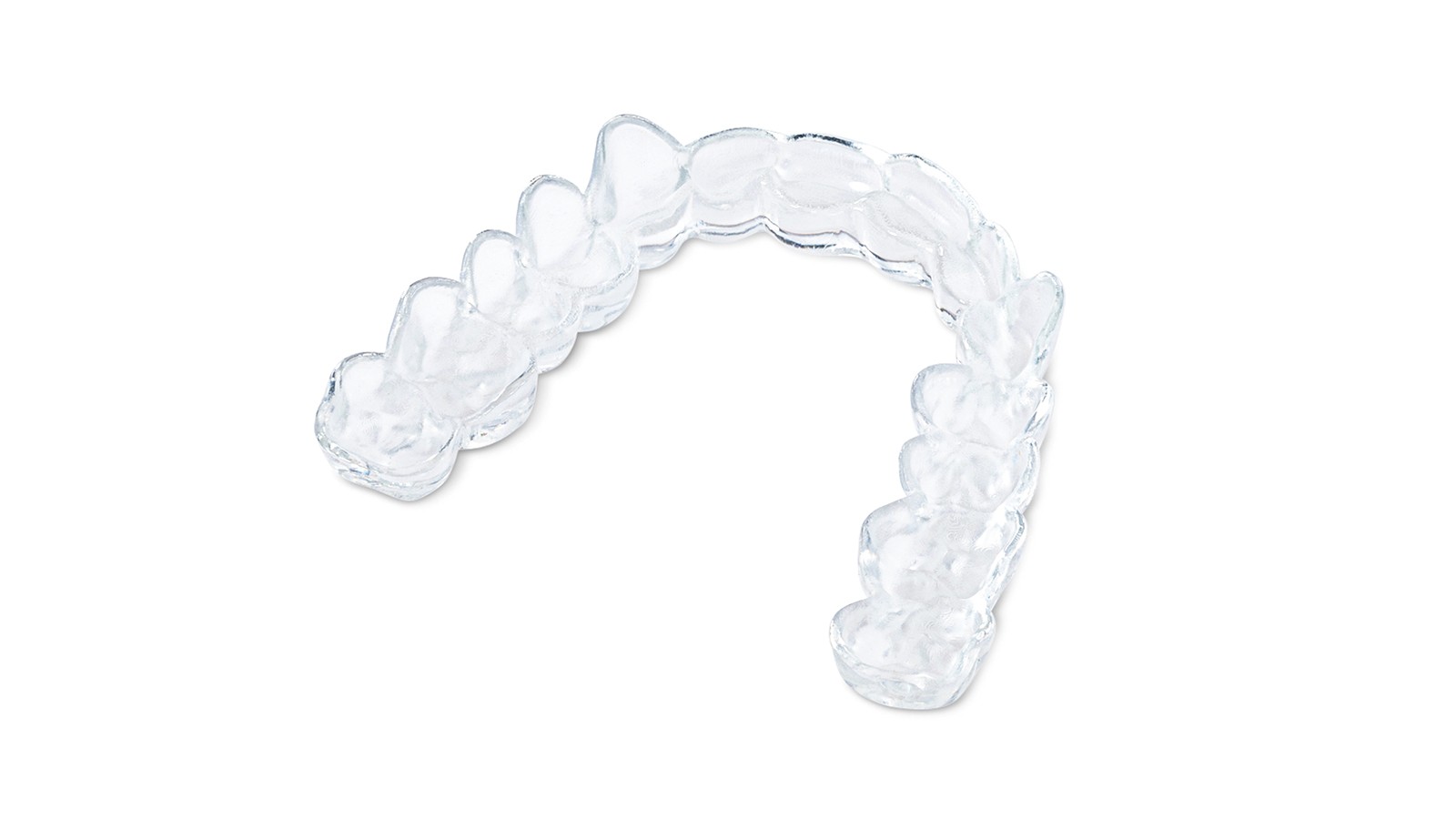 Placa invisível impressa em 3D com a resina dima Print Splint clear